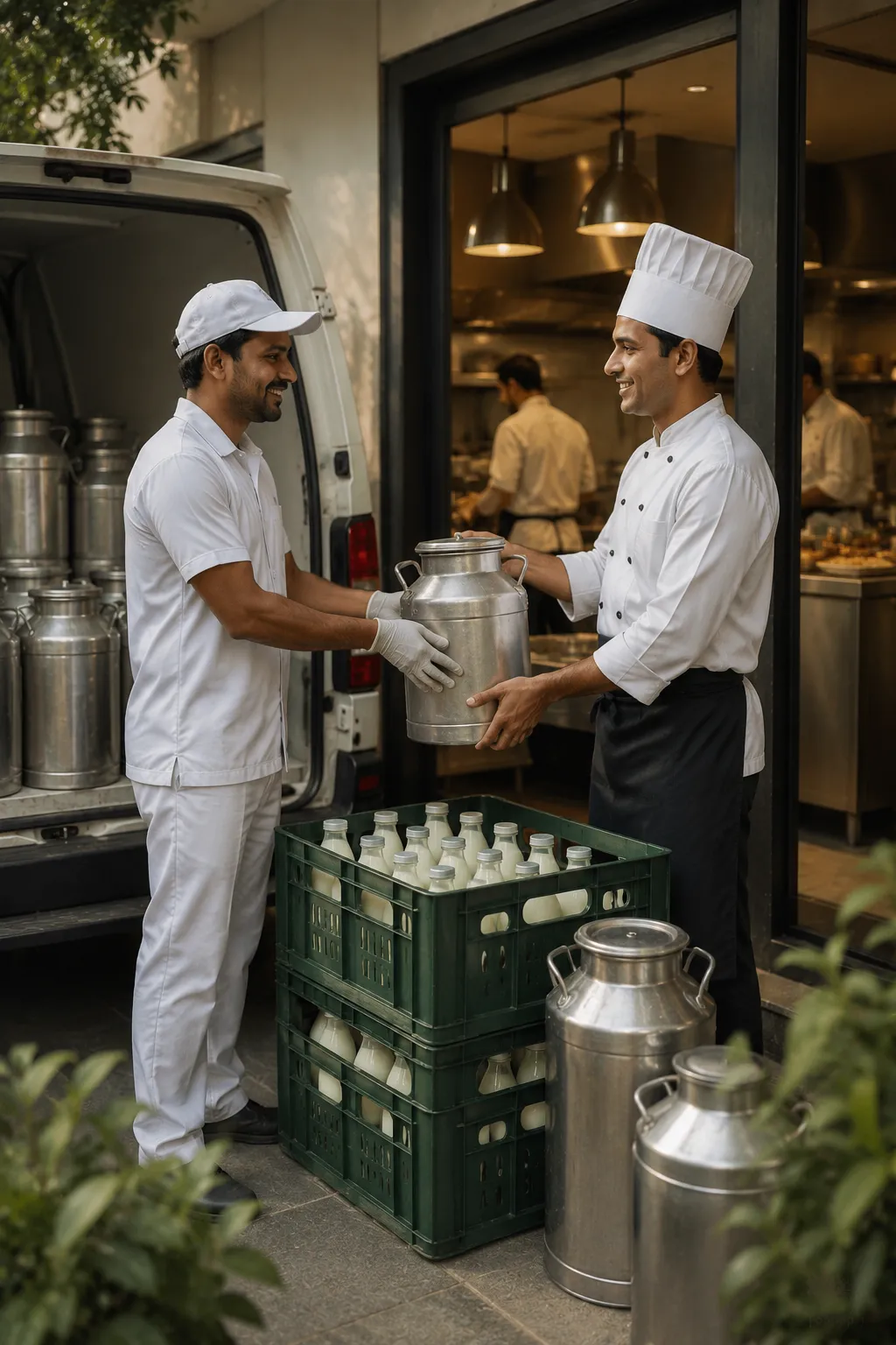 Reliable dairy supply for businesses.